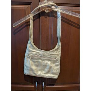 Jo Ann Page Cream Leather Purse Handbag